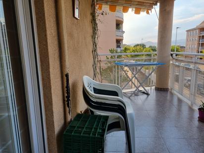 Balcony of Flat for sale in Castellón de la Plana / Castelló de la Plana  with Air Conditioner and Terrace