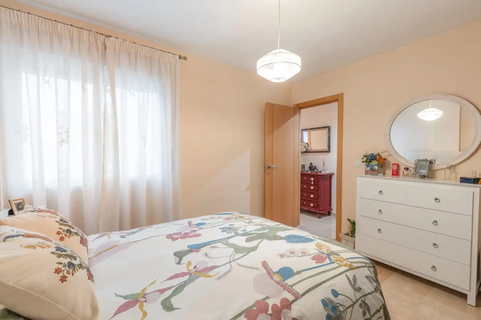 Bedroom of Flat for sale in Churriana de la Vega  with Air Conditioner, Terrace and Balcony