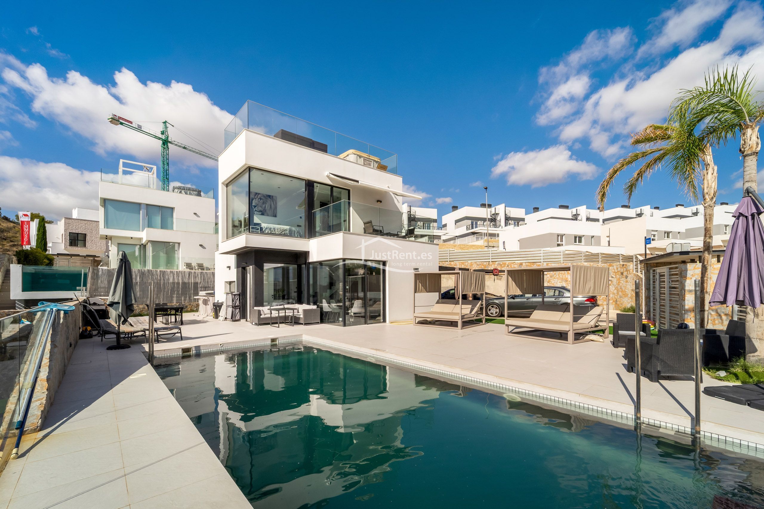 Exterior view of House or chalet to rent in Finestrat  with Air Conditioner, Terrace and Swimming Pool