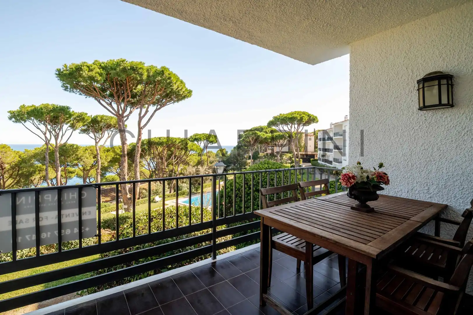 Terrasse von Wohnung zum Verkauf in Calella de Palafrugell