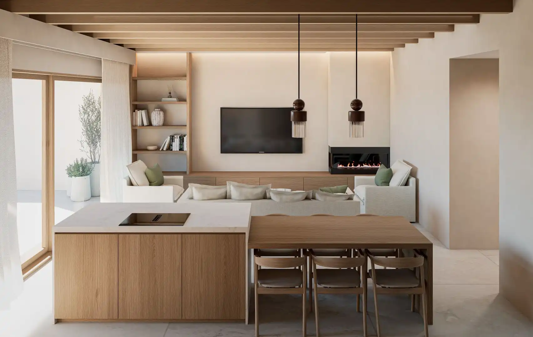 Living room of Residential for sale in Maria de la Salut