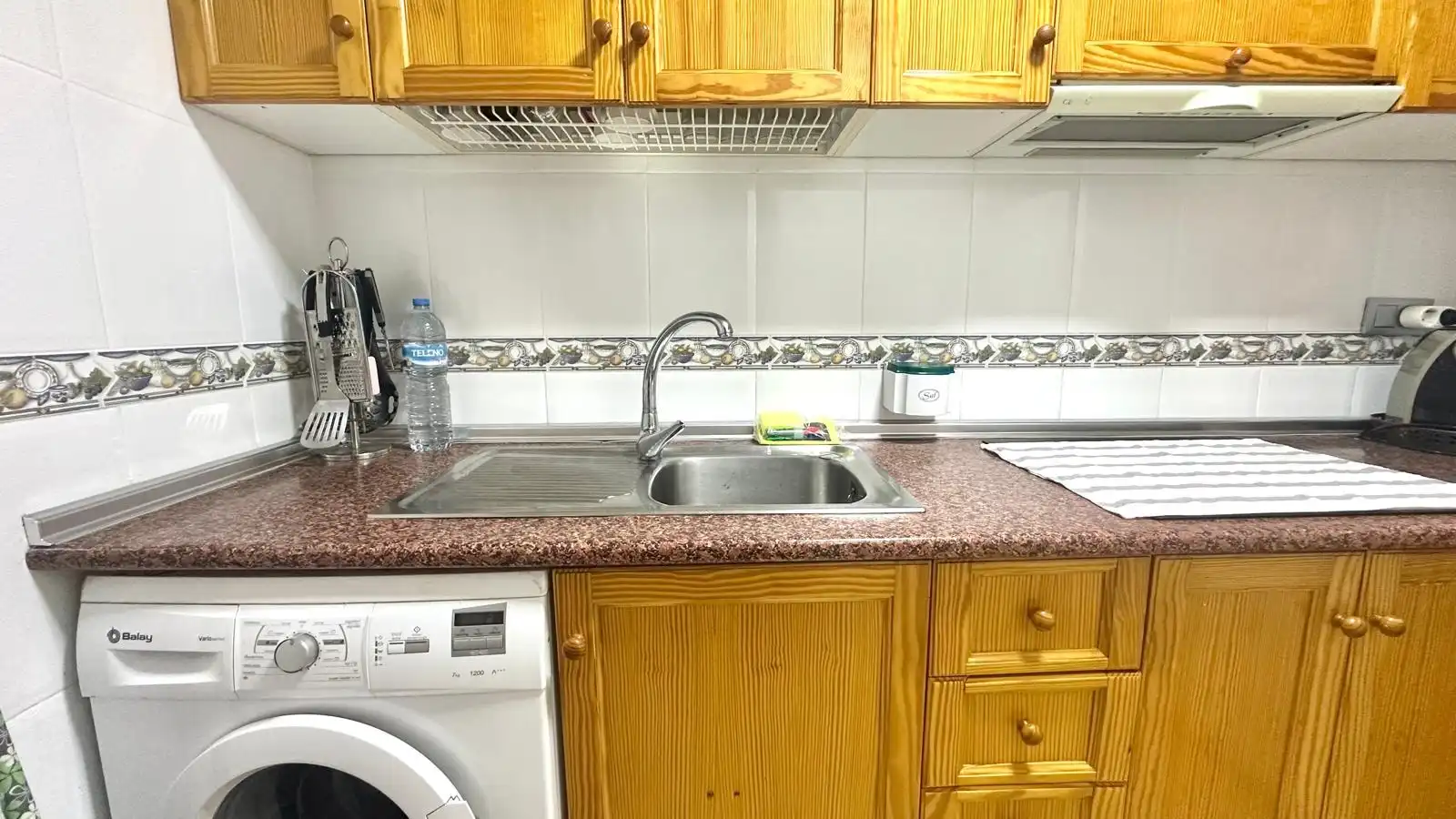Kitchen of Flat for rent in Torrevieja  with Heating, Furnished and Washing machine