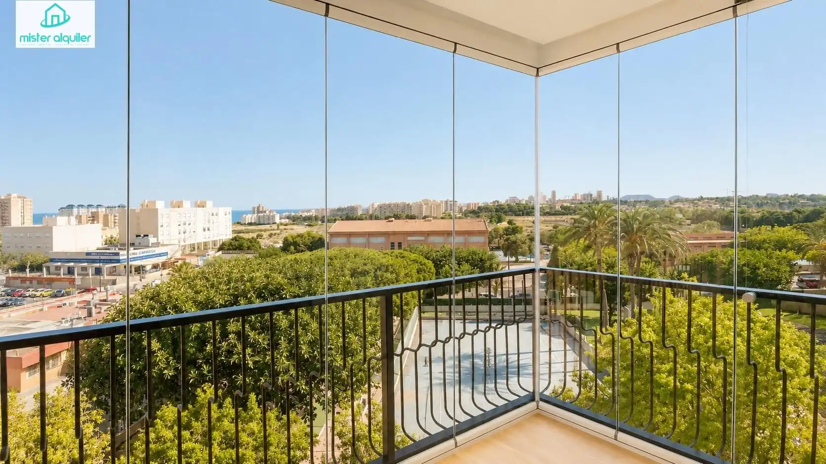 Balcony of Apartments for rent in El Campello  with Air Conditioner, Heating and Terrace