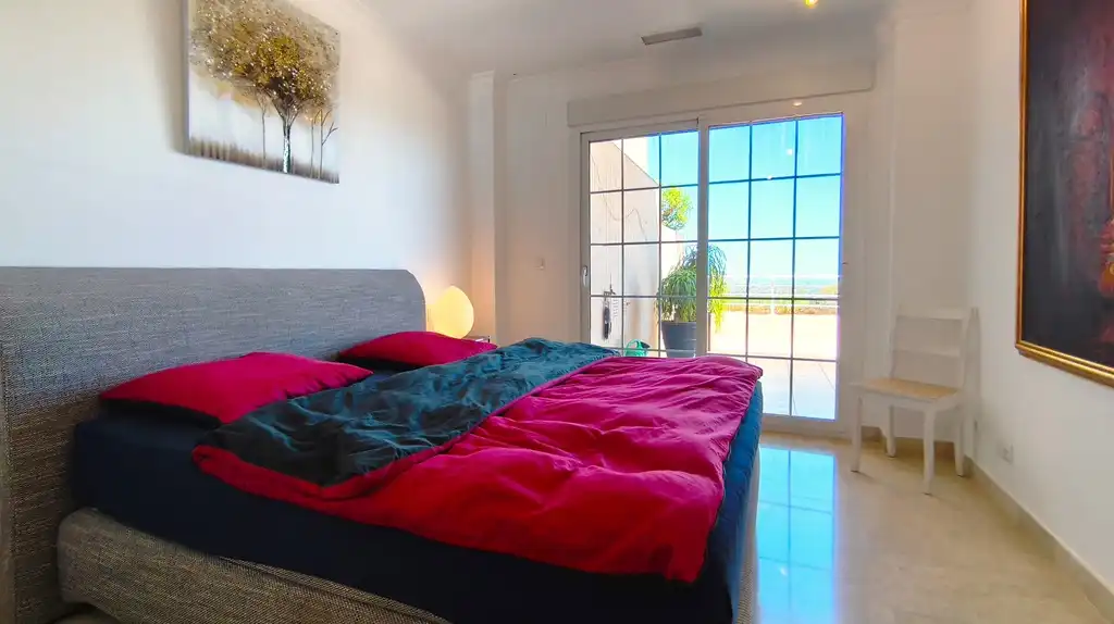 Schlafzimmer von Wohnungen zum Verkauf in Dénia mit Klimaanlage, Heizung und Privatgarten