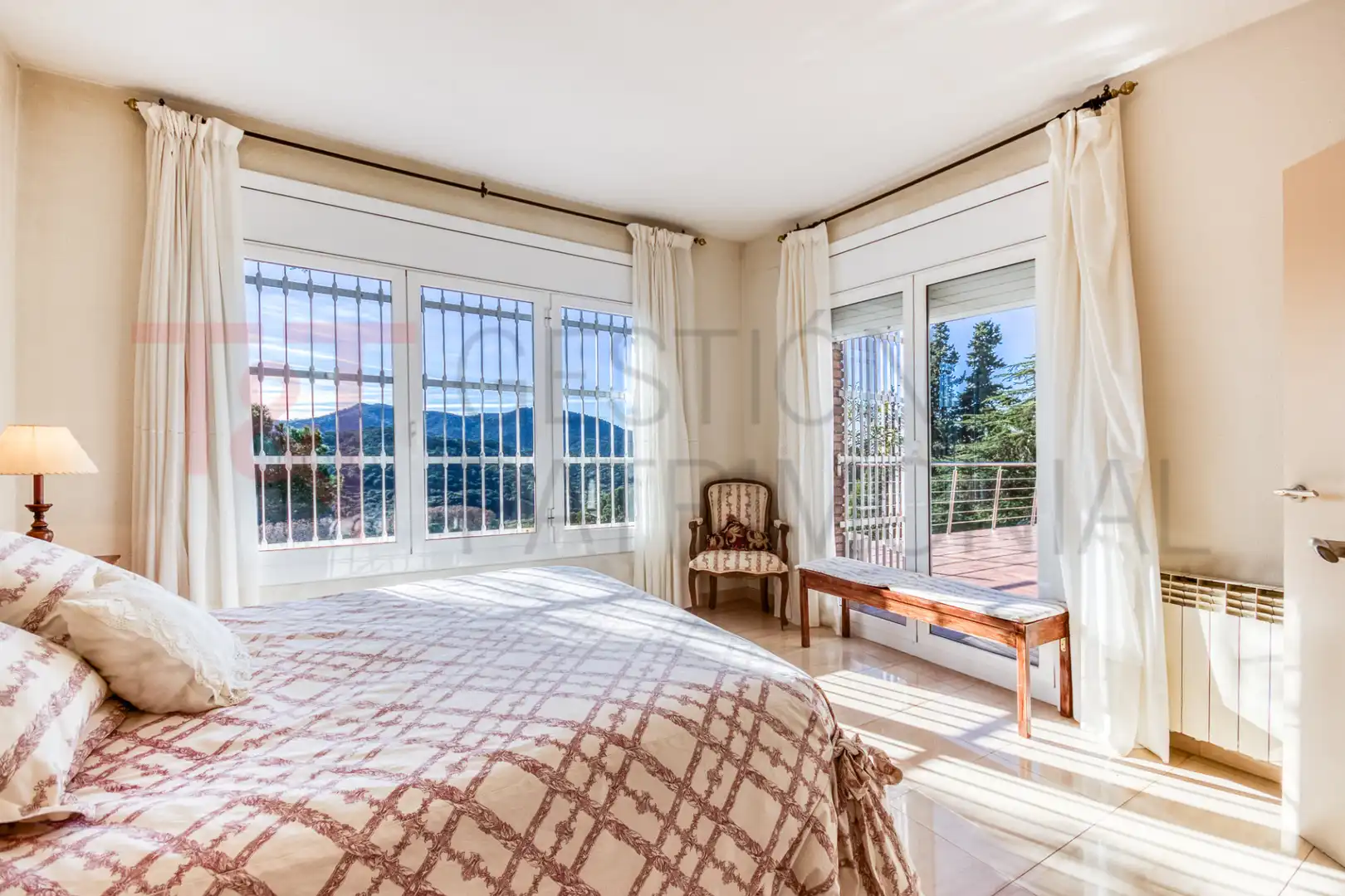 Dormitori de Casa o xalet en venda en Vallromanes amb Calefacció, Jardí privat i Terrassa