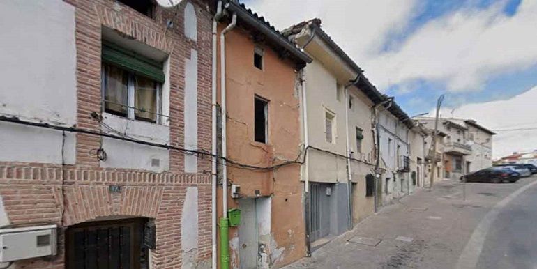 Exterior view of Single-family semi-detached for sale in Cuéllar