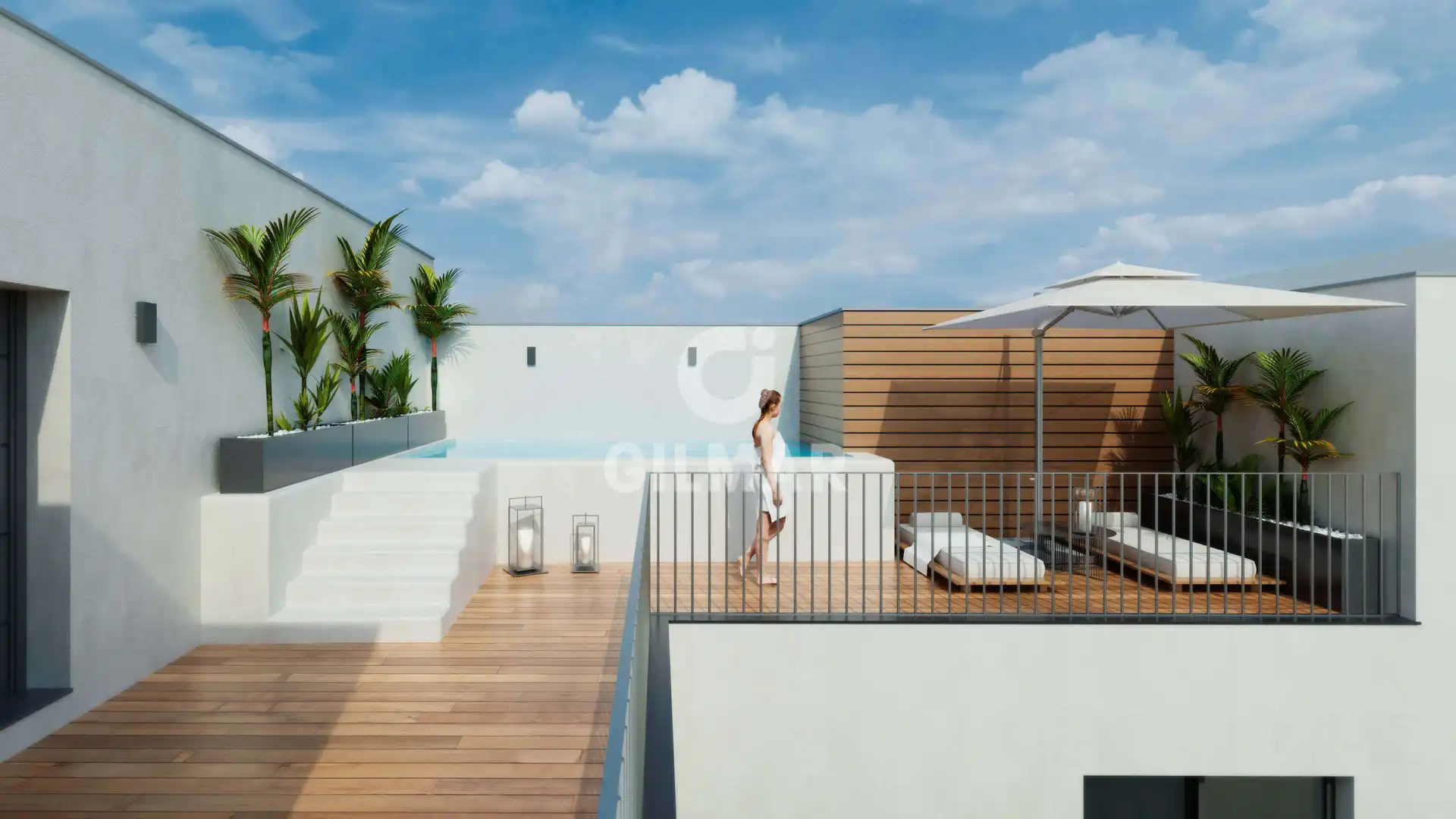 Terraza de Piso en venta en El Puerto de Santa María con Calefacción, Piscina y Balcón