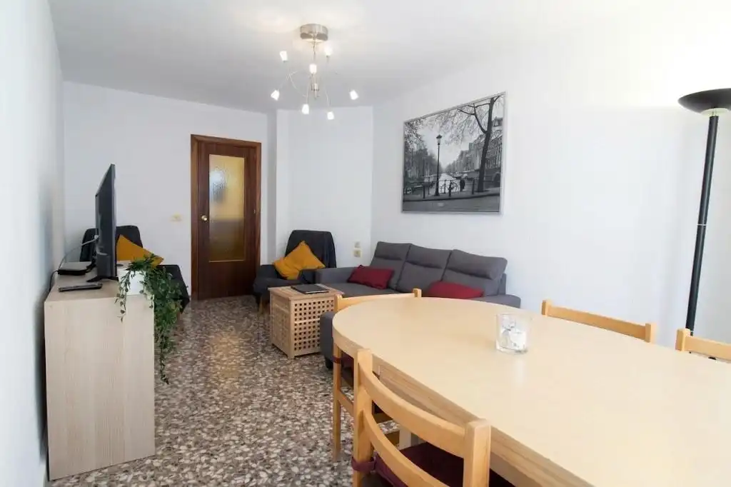 Sala de estar de Piso para compartir en Murcia con Aire acondicionado, Calefacción y Terraza
