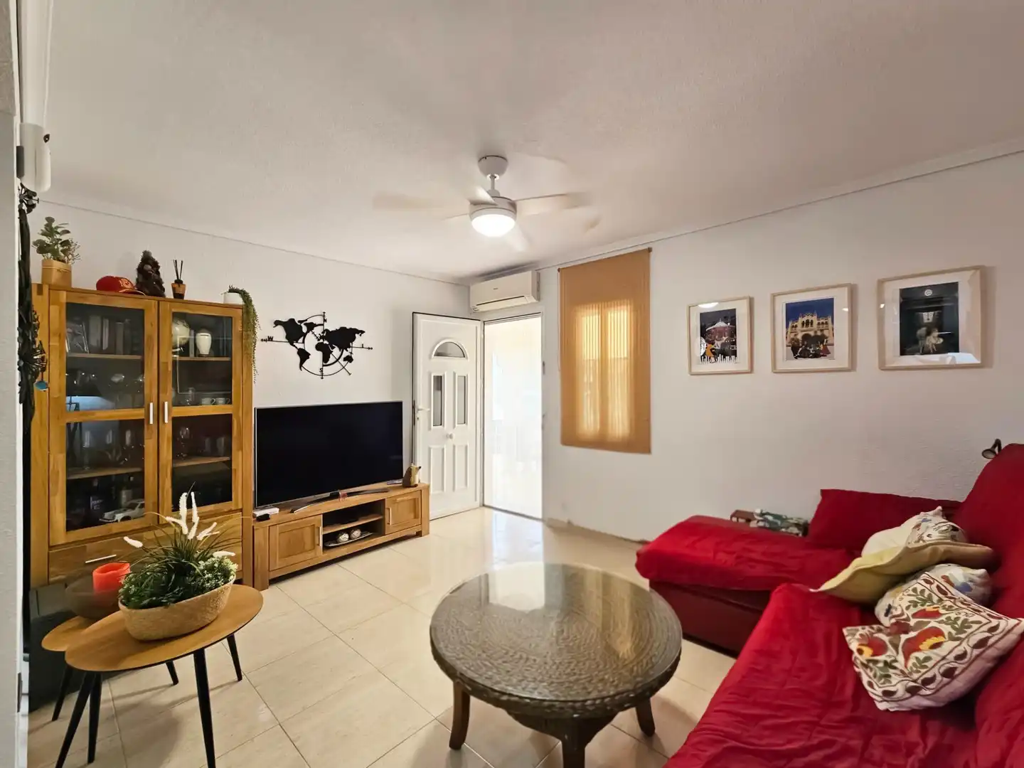 Sala d'estar de Apartament en venda en Santa Pola amb Aire condicionat, Calefacció i Moblat