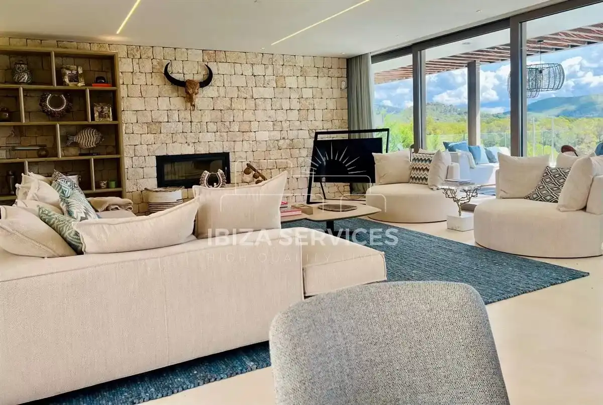 Chalet con piscina en venta en Es Cubells, imagen 16