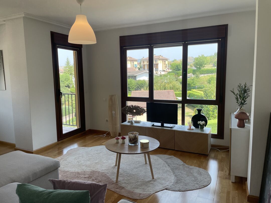 Living room of Flat for rent in Zorraquín  with Heating, Private garden and Terrace