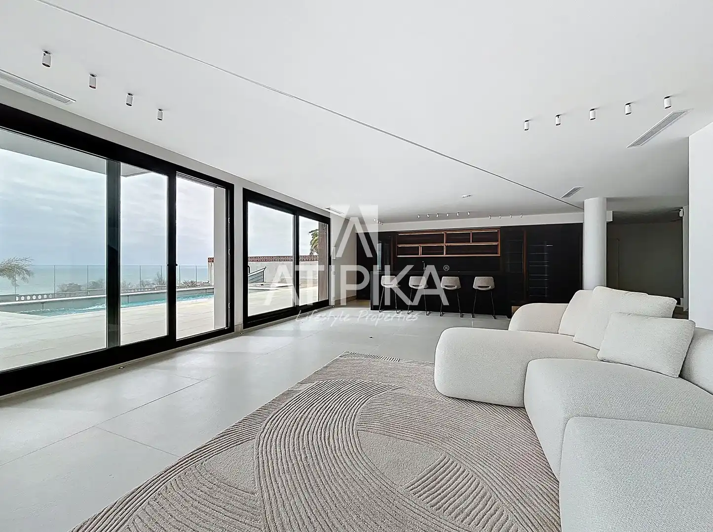 Living room of Houses for rent in Castelldefels  with Air Conditioner, Heating and Terrace