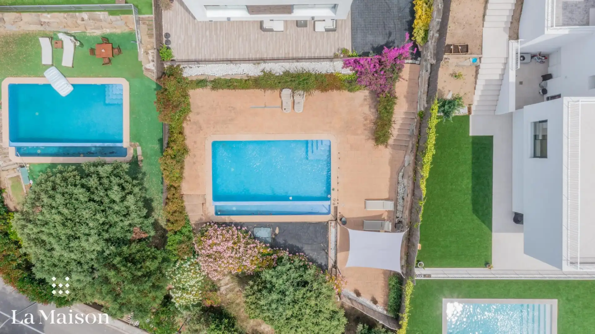 Piscina de Casa o xalet en venda en Vilanova del Vallès amb Parquet, Terrassa i Piscina