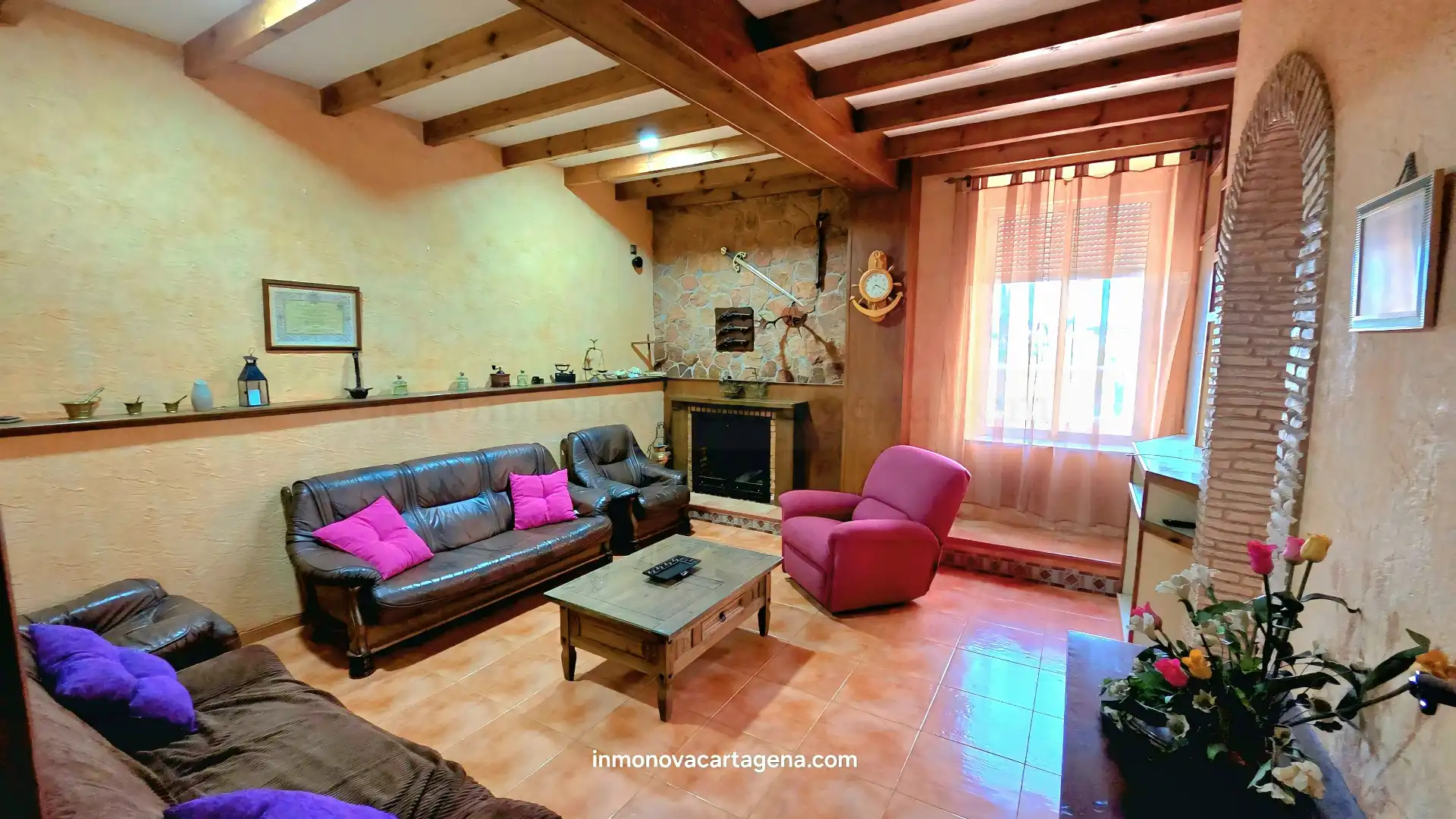 Sala de estar de Casa o chalet en venta en Cartagena con Aire acondicionado, Calefacción y Jardín privado