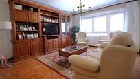 Living room of Flat for sale in Gijón   with Heating, Parquet flooring and Terrace