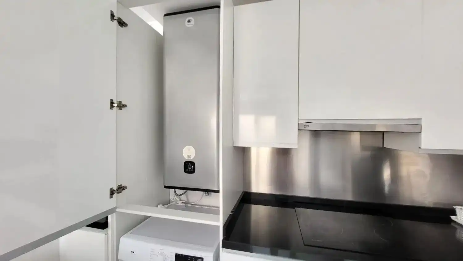 Cocina de Apartamento en venta en Rincón de la Victoria con Aire acondicionado, Trastero y Amueblado