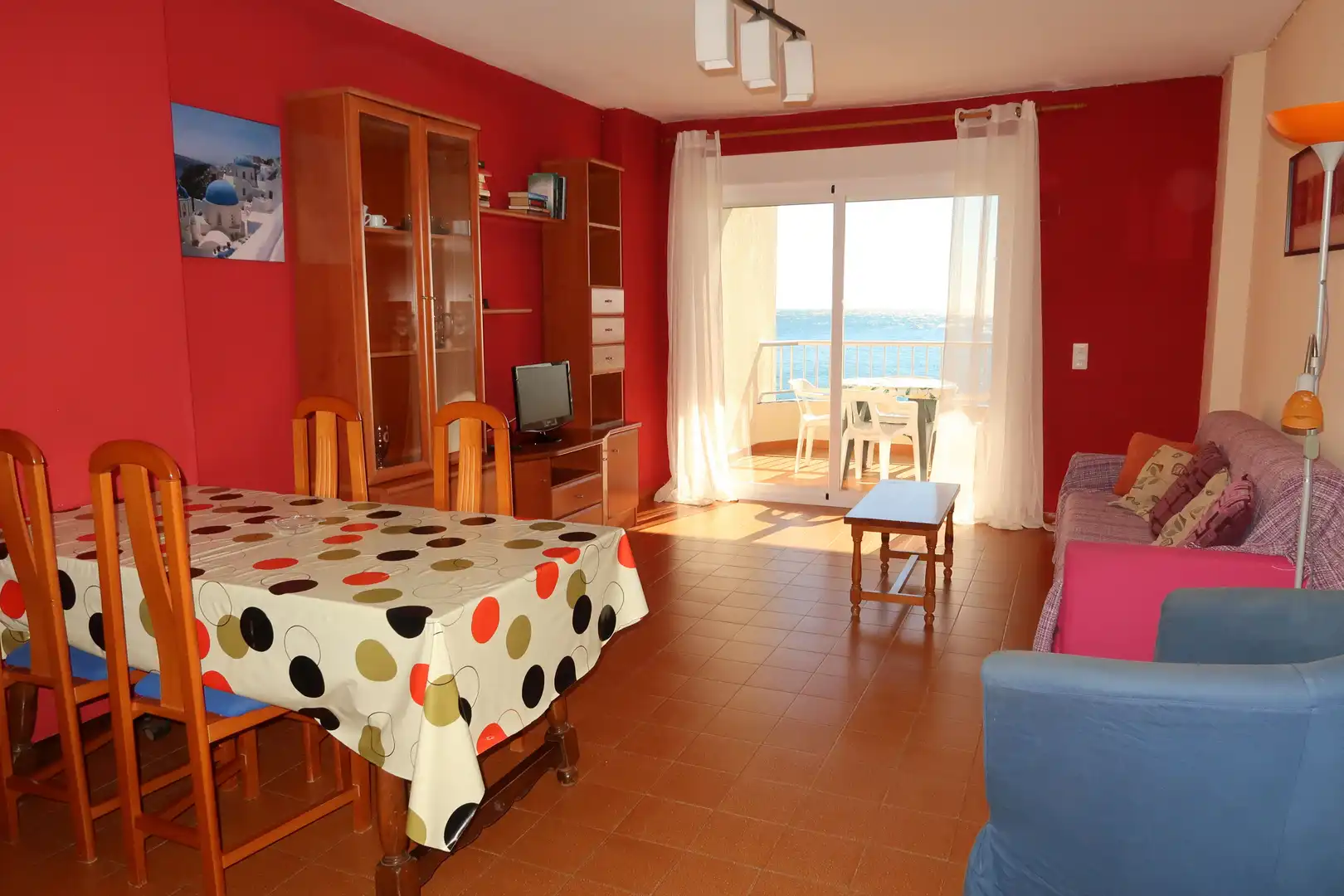 Comedor de Apartamento de alquiler en Almuñécar con Terraza, Amueblado y Lavadora