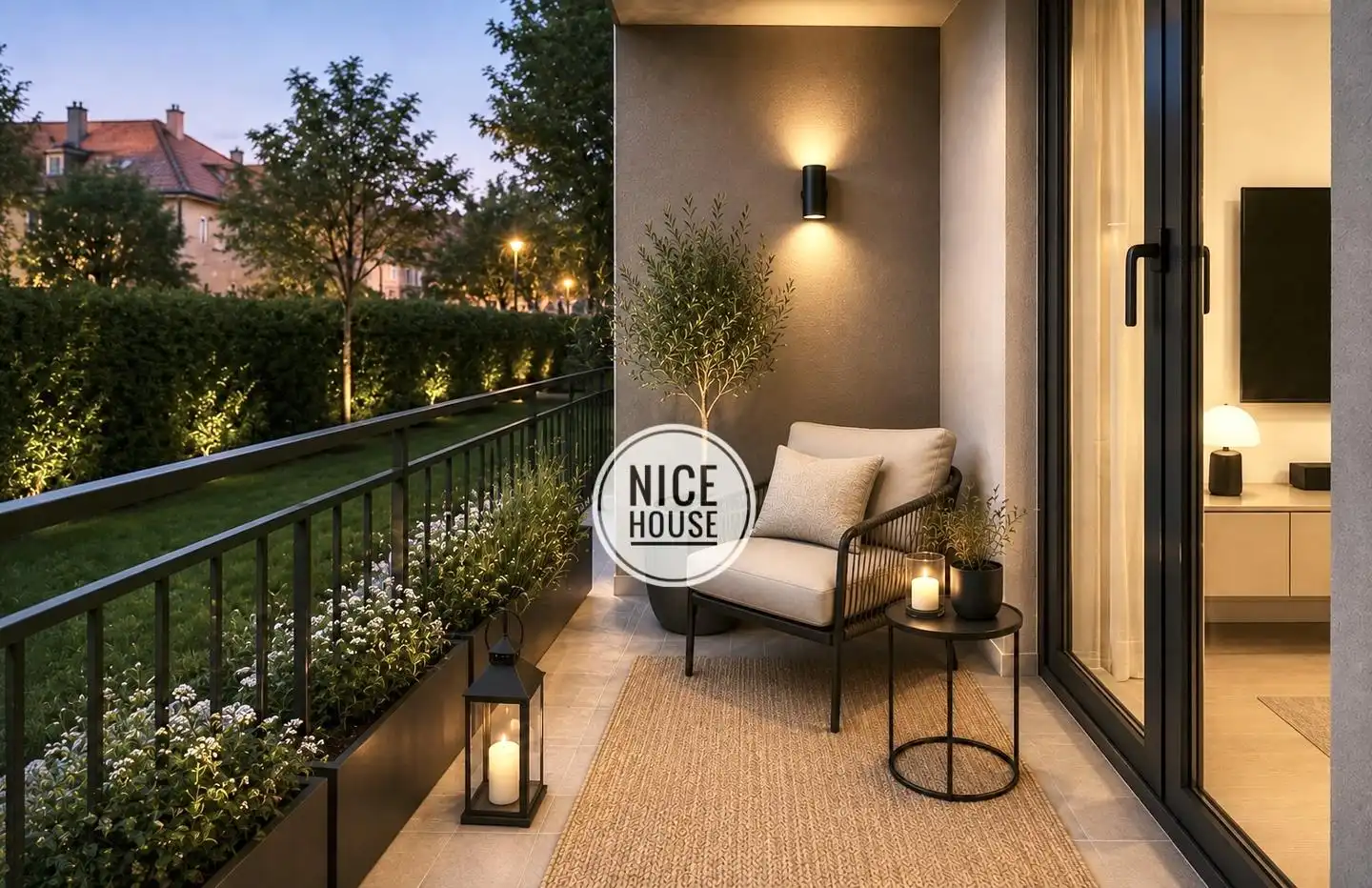 Balcony of Houses for sale in Madrid  with Air Conditioner, Private garden and Terrace