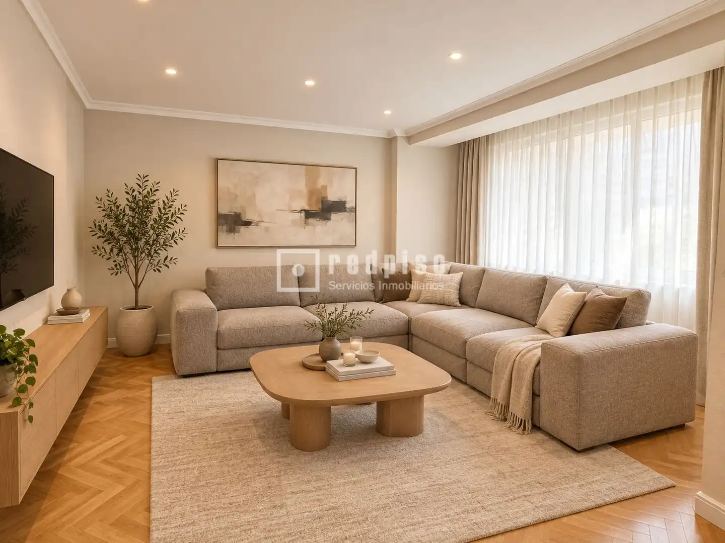 Sala de estar de Piso en venta en Madrid