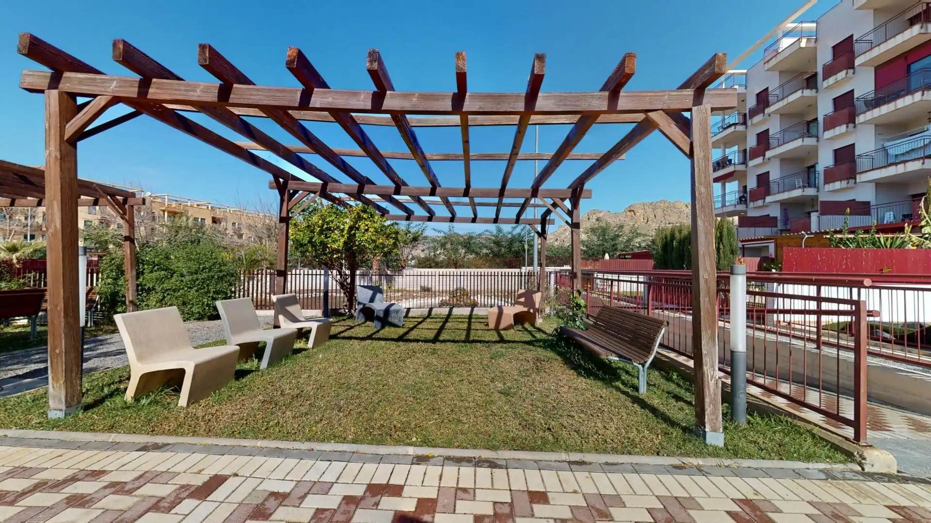 Terraza de Apartamento en venta en Archena con Piscina
