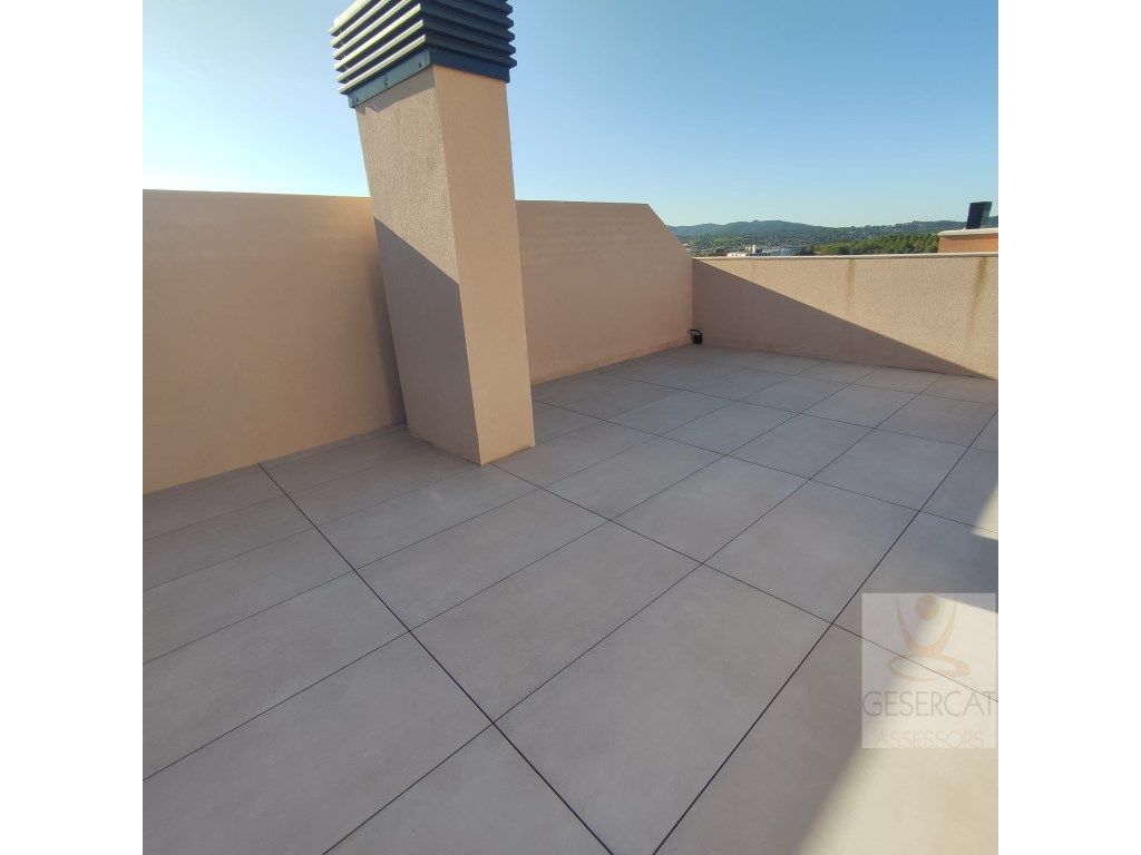 Terraza de Piso de alquiler en Sant Cugat del Vallès con Terraza y Piscina