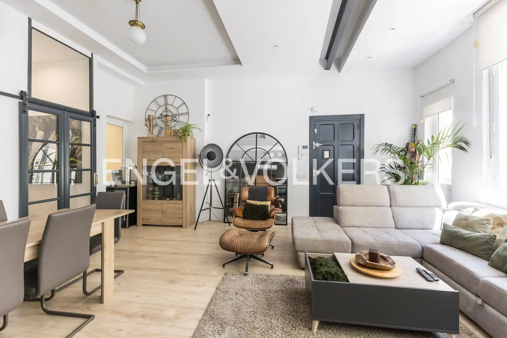 Wohnzimmer von Wohnung zur Miete in Madrid mit Klimaanlage, Heizung und Möbliert