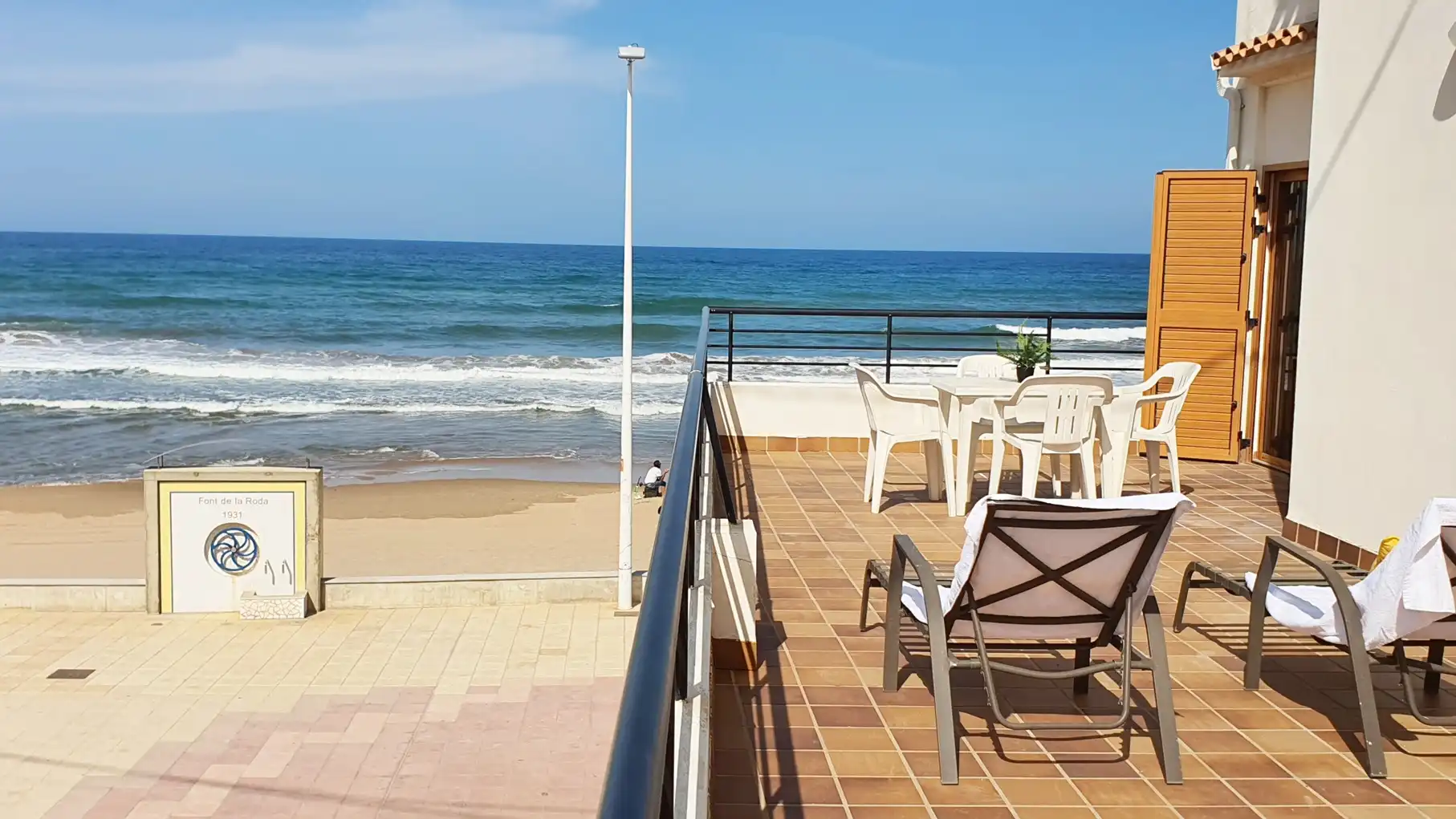 Terraza de Apartamento de alquiler en Miramar con Aire acondicionado, Terraza y Amueblado