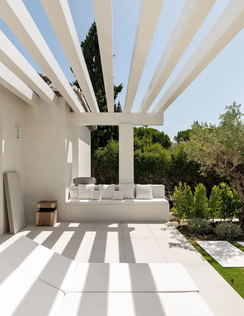 Terrassa de Casa o xalet en venda en Estepona amb Aire condicionat, Jardí privat i Terrassa
