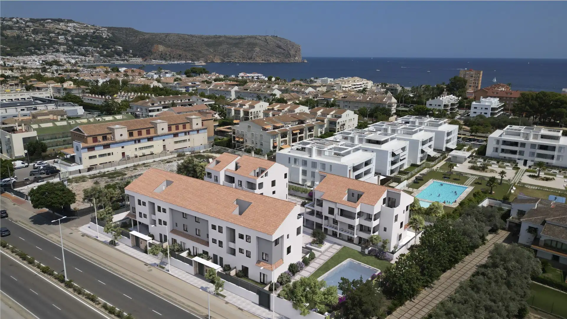 Exterior view of Attic for sale in Jávea / Xàbia  with Air Conditioner, Terrace and Storage room