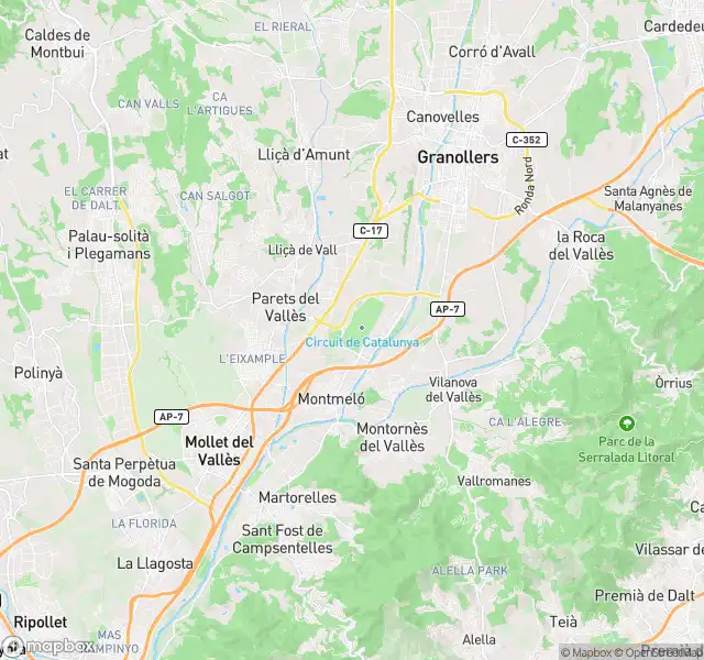 Vista exterior de Pis en venda en Lliçà de Vall