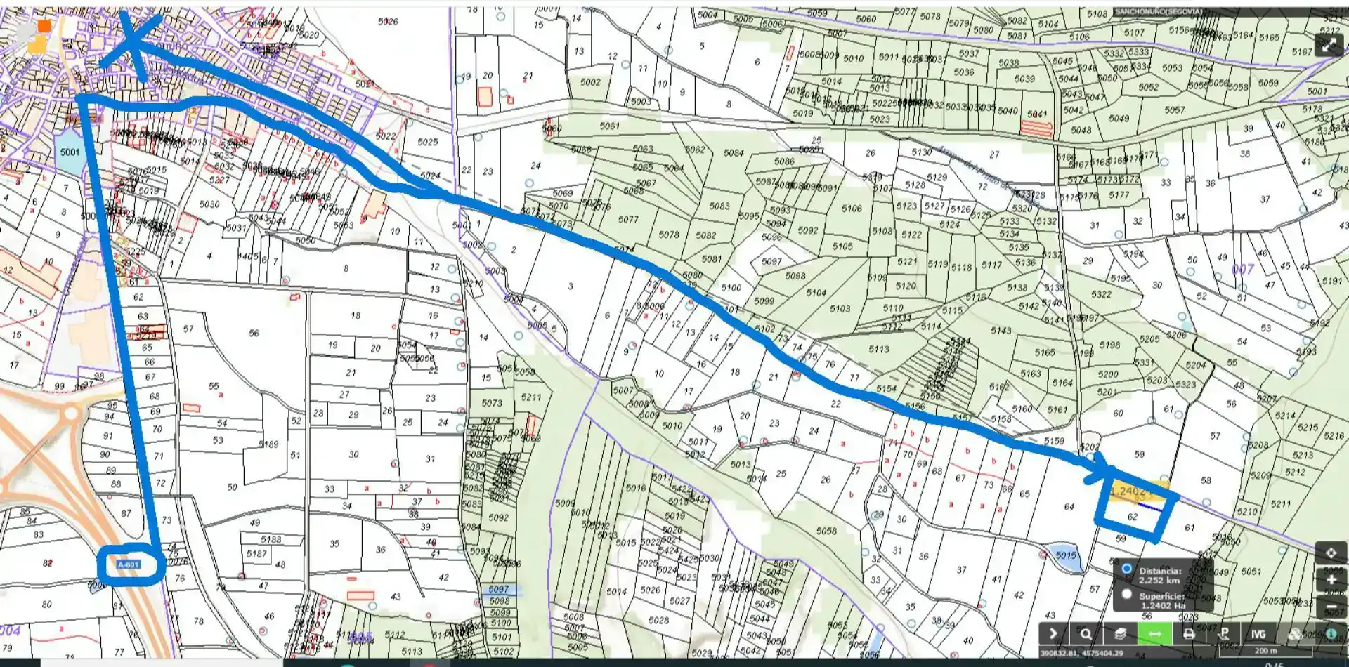 Land for sale in Sanchonuño