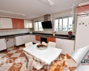 Kitchen of Single-family semi-detached for sale in Burriana / Borriana  with Heating, Terrace and Storage room