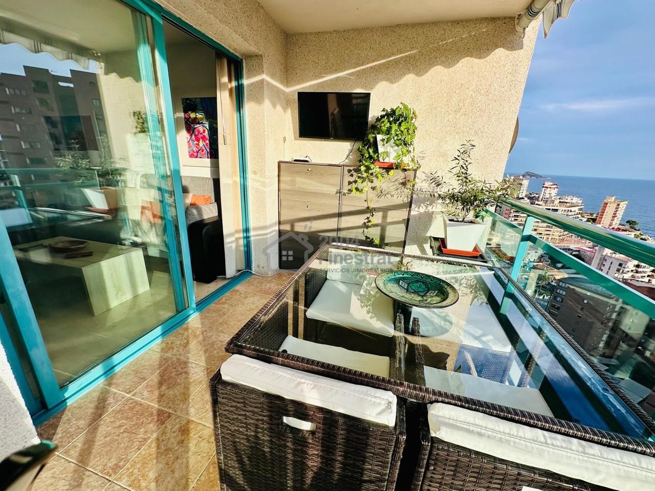 Terrace of Flat for sale in Villajoyosa / La Vila Joiosa  with Terrace, Furnished and Community pool