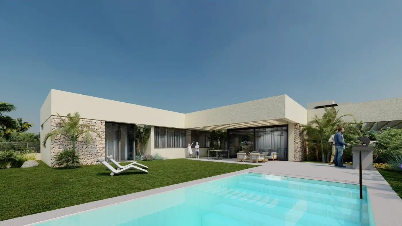 Chalet con piscina en venta en Campo de Murcia, imagen 2