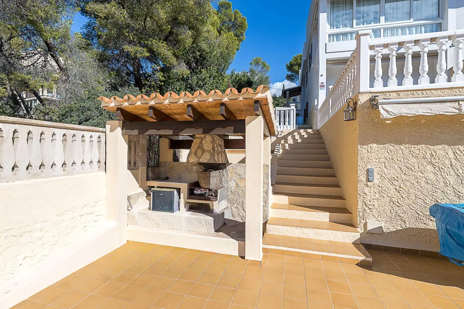 Terraza de Casa adosada en venta en Calvià con Aire acondicionado, Calefacción y Jardín privado