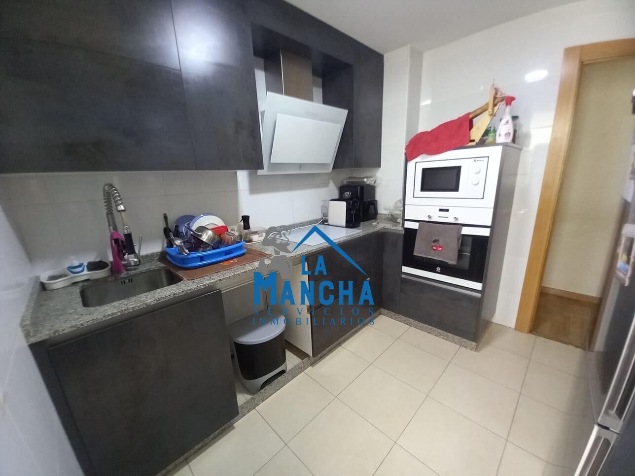 Kitchen of Flat for sale in  Albacete Capital  with Heating and Balcony