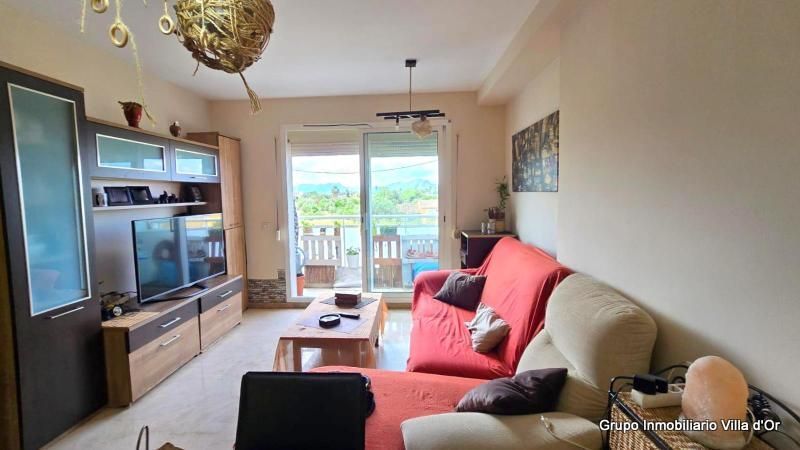 Living room of Flat for sale in Dénia  with Air Conditioner, Terrace and Community pool
