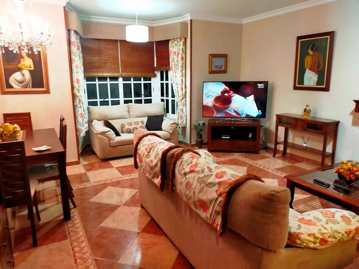 Sala de estar de Casa o chalet en venta en El Puerto de Santa María con Aire acondicionado, Jardín privado y Terraza