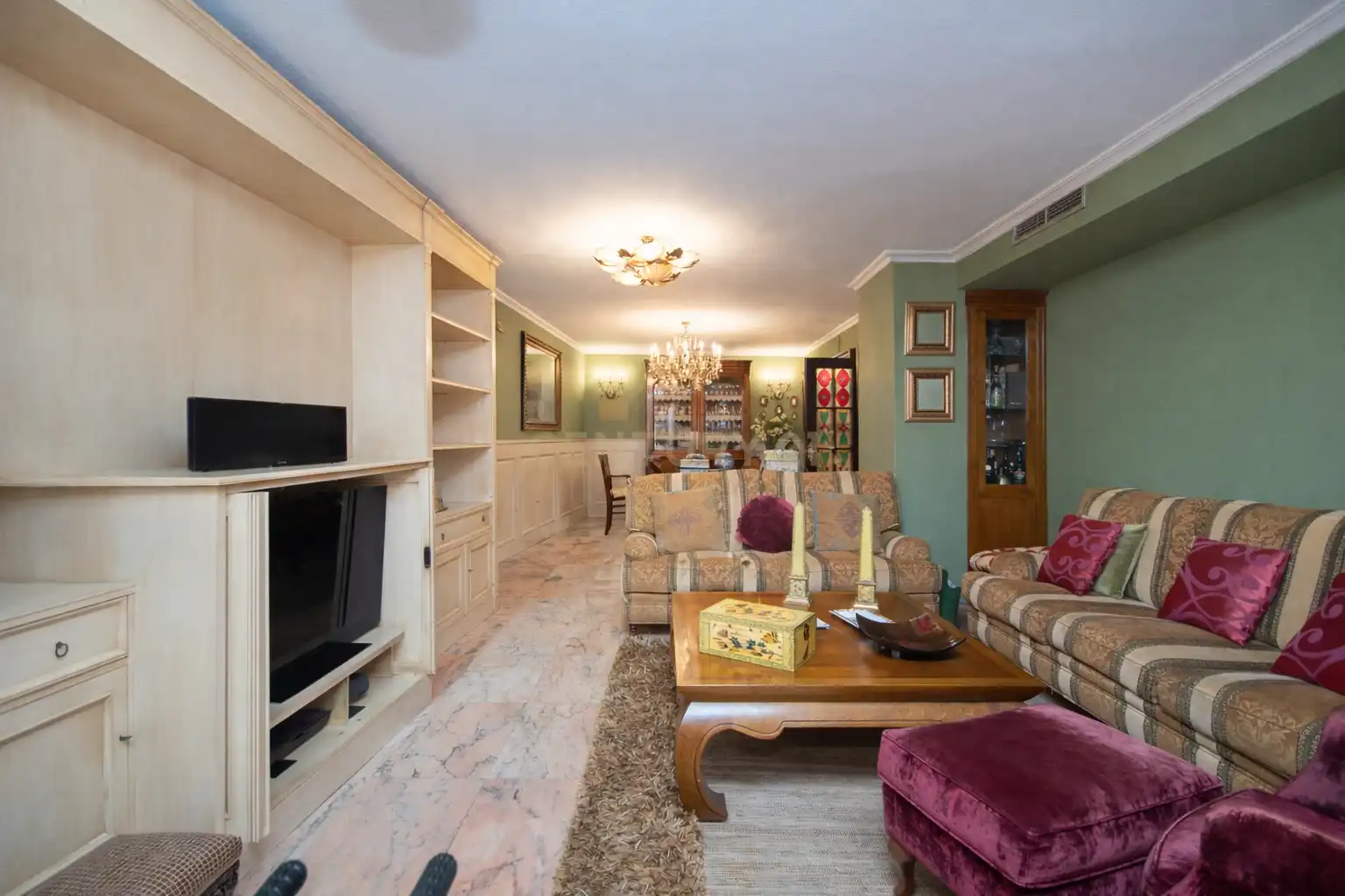 Sala d'estar de Pis en venda en Alicante / Alacant amb Aire condicionat