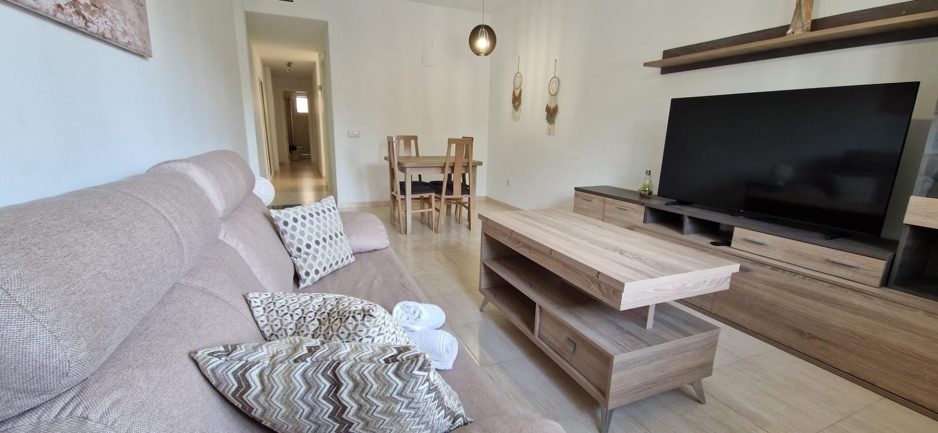Living room of Apartment to rent in Fuengirola  with Air Conditioner