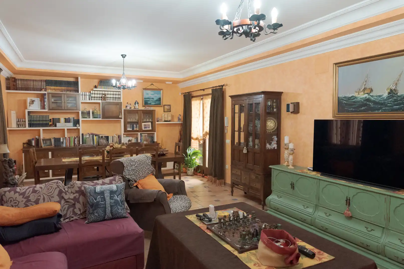 Sala de estar de Casa o chalet en venta en Gerindote con Aire acondicionado, Calefacción y Jardín privado