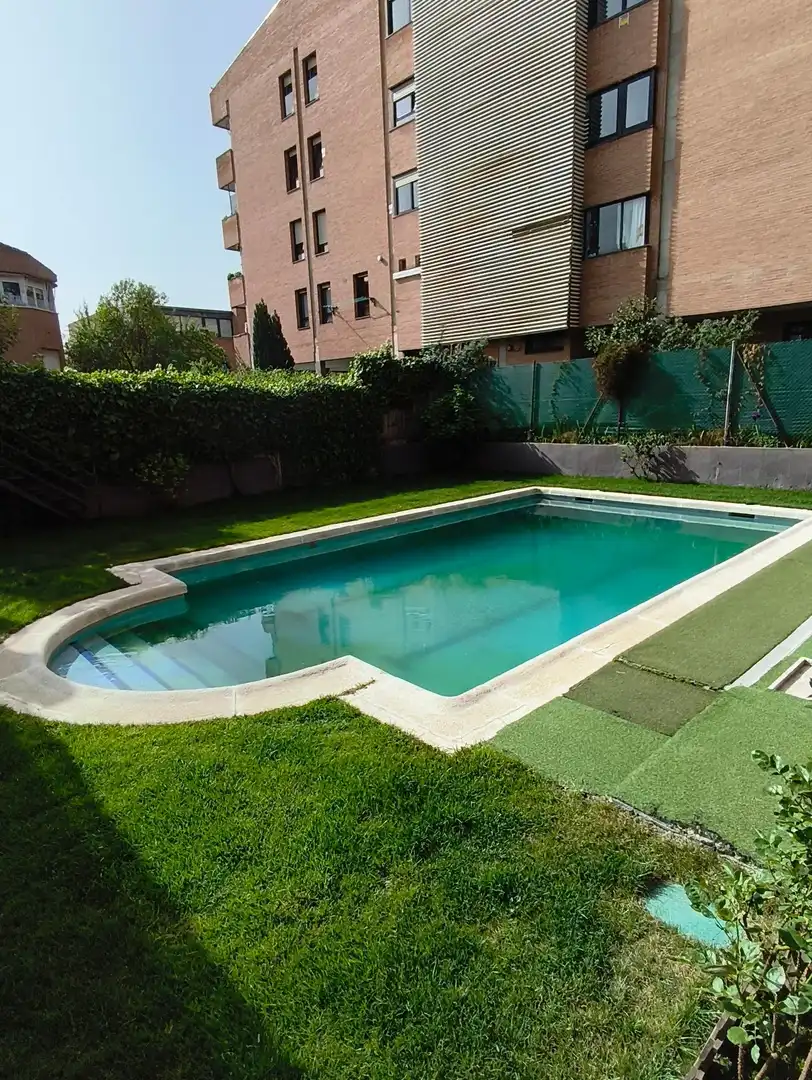 Piscina de Estudi en venda en Madrid amb Calefacció, Jardí privat i Parquet