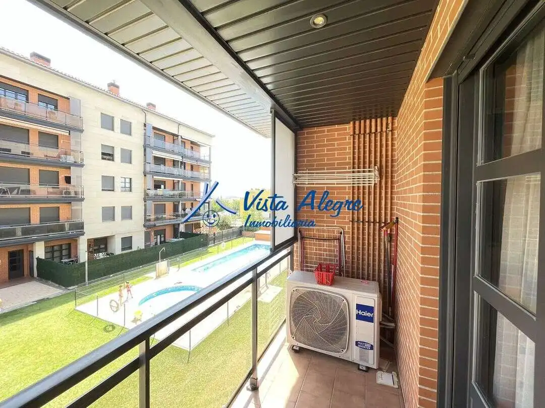 Balcony of Apartments for rent in Haro  with Air Conditioner, Heating and Terrace