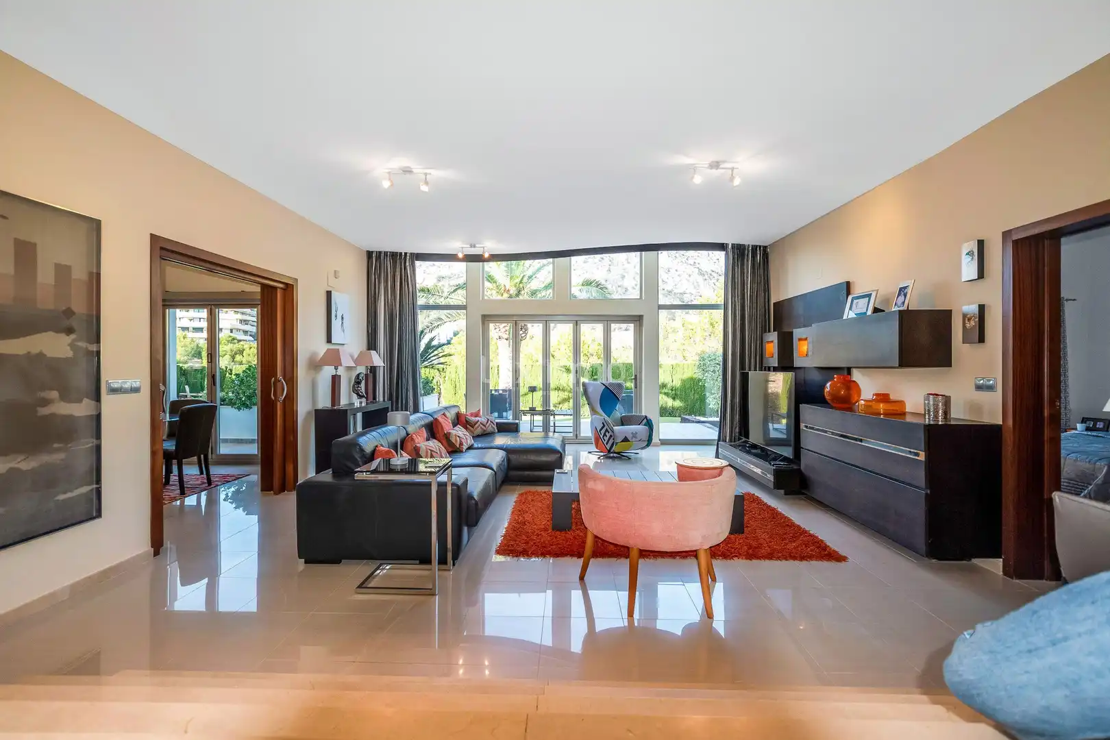 Sala de estar de Casa o chalet en venta en Altea con Aire acondicionado, Calefacción y Terraza
