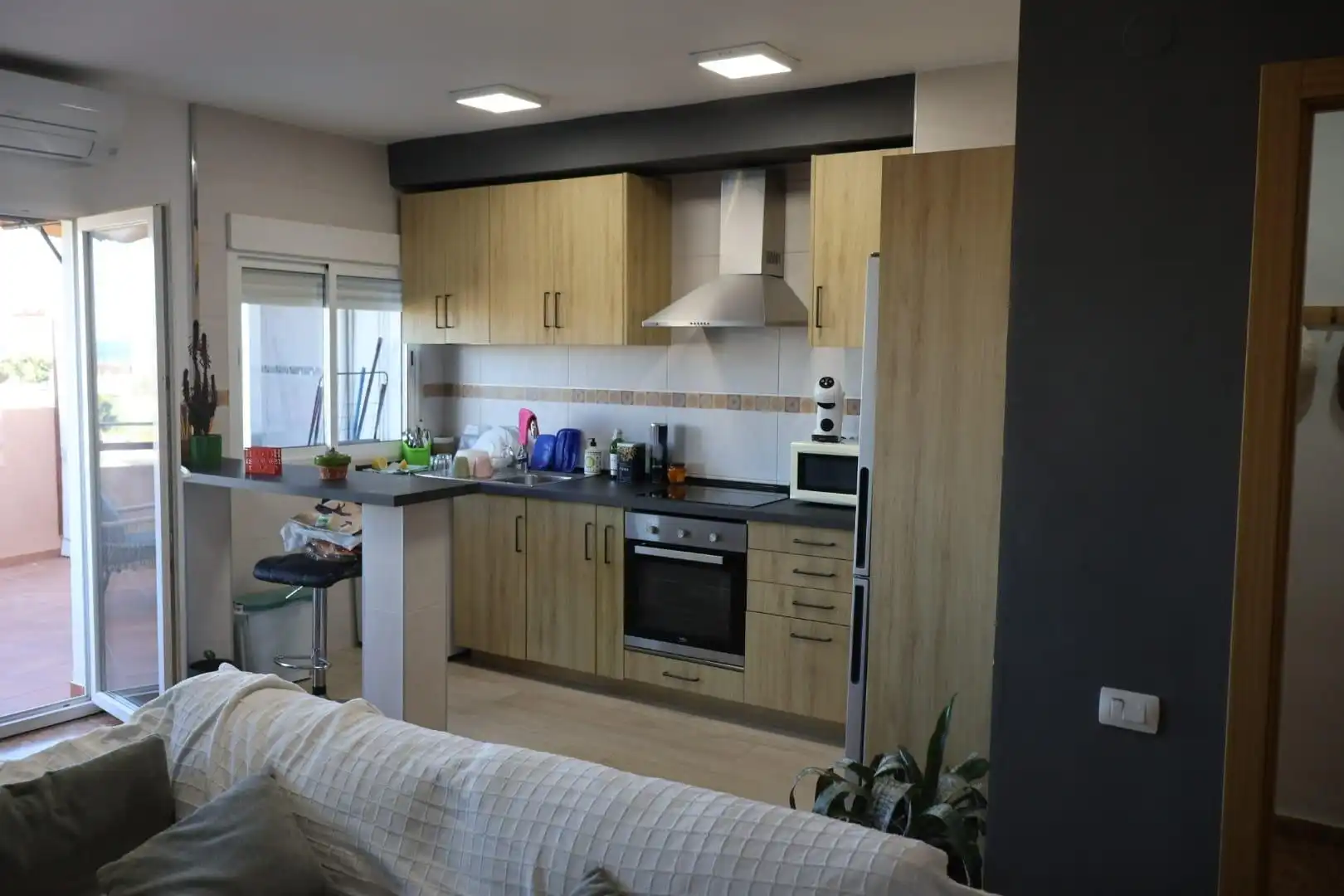 Kitchen of Flat for rent in Benicasim / Benicàssim  with Terrace