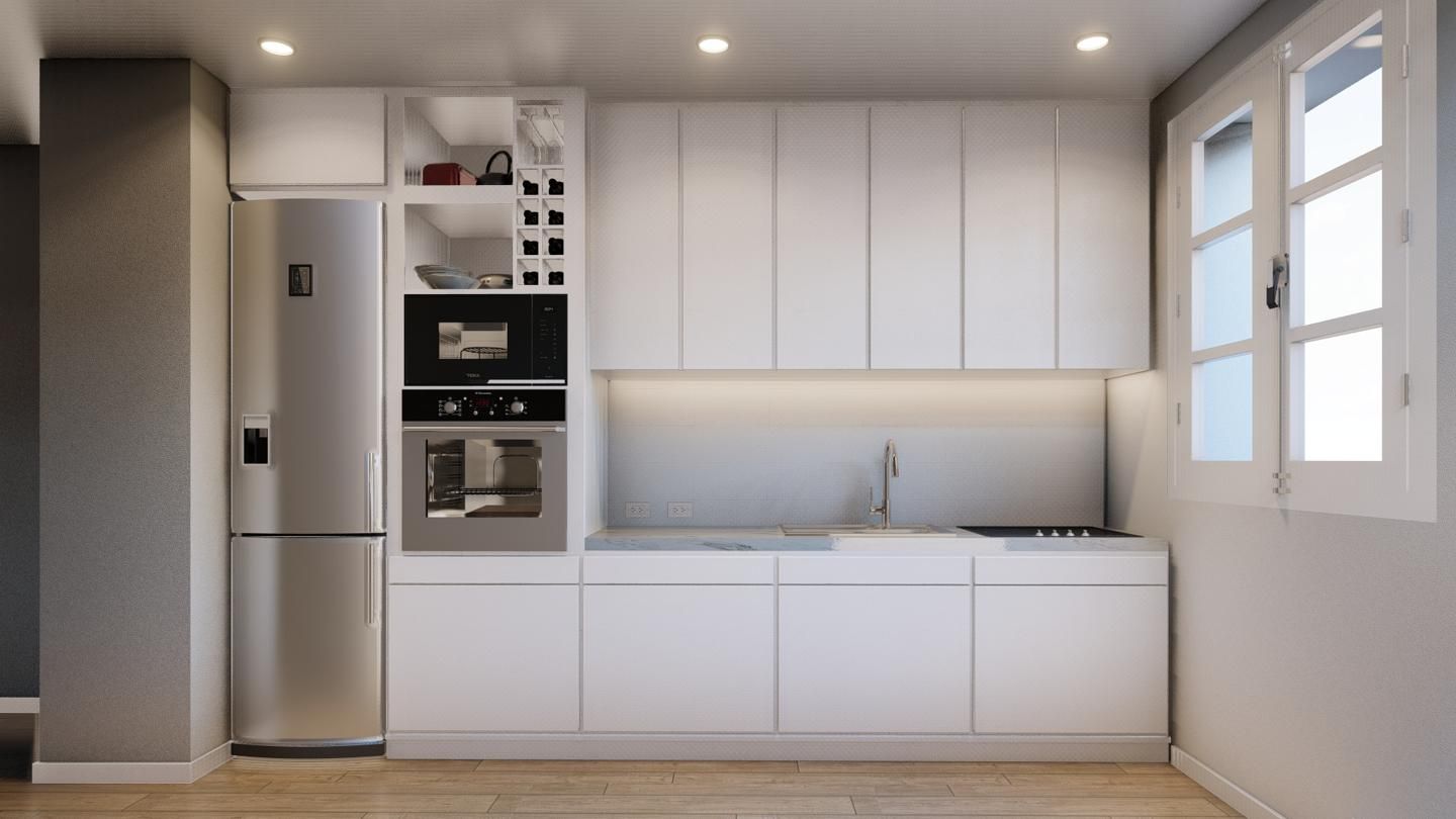 Kitchen of Flat for sale in  Cádiz Capital  with Air Conditioner