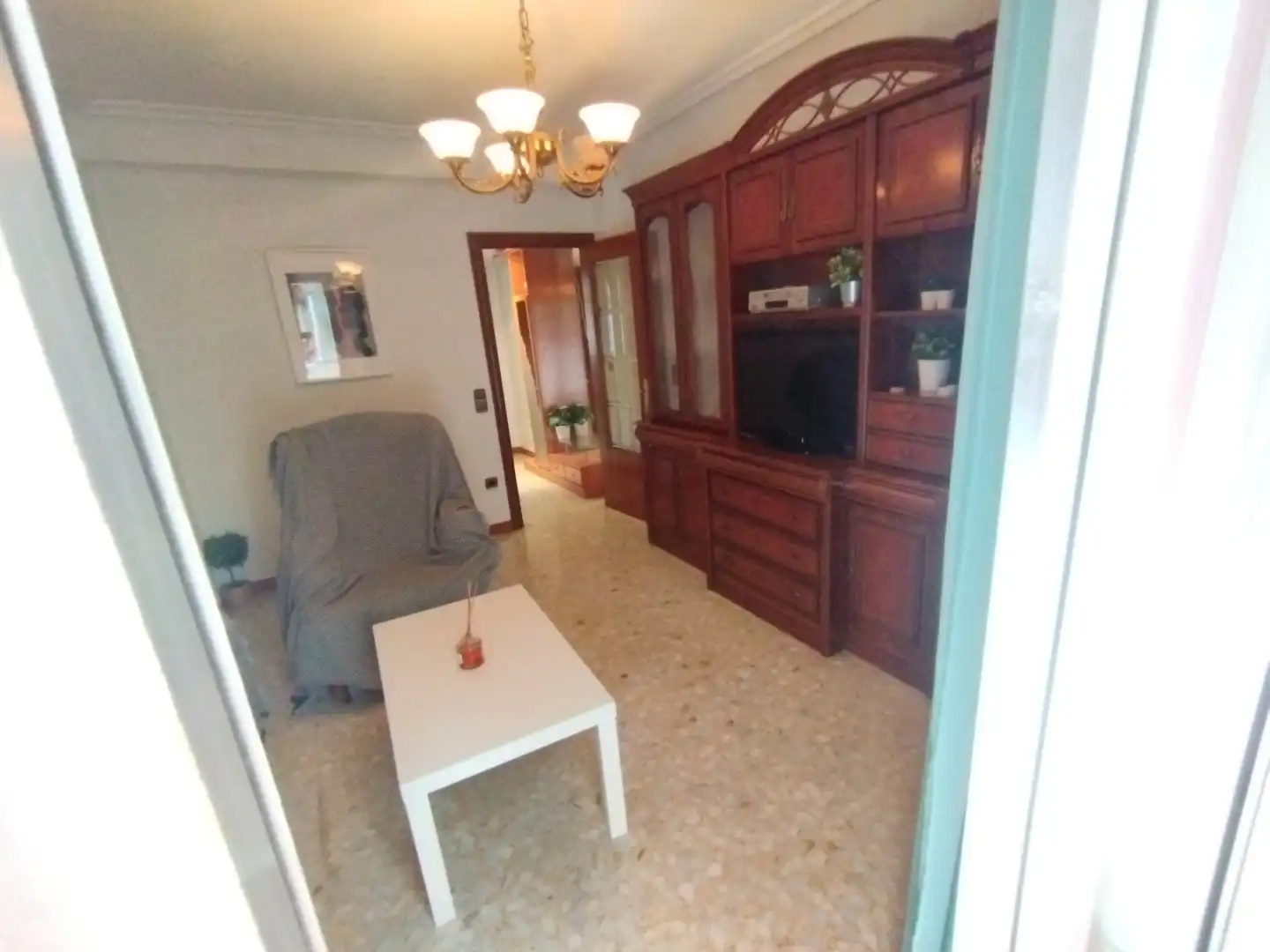 Wohnzimmer von Wohnung zum Verkauf in Zaragoza mit Heizung, Terrasse und Möbliert
