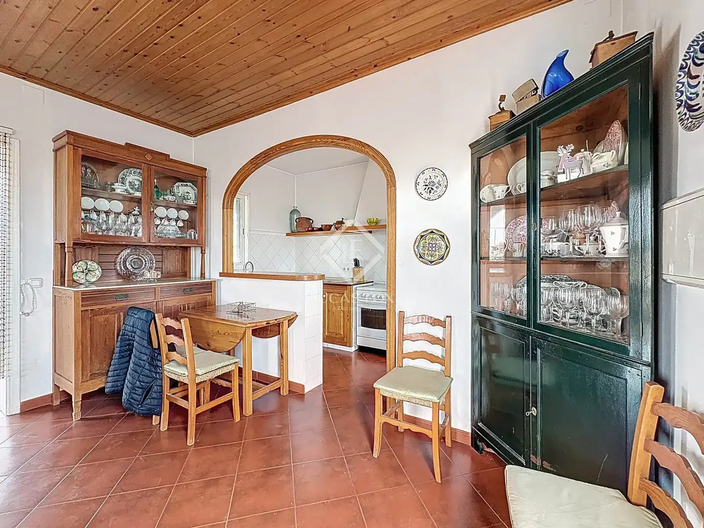 Cuina de Casa o xalet en venda en Ciutadella de Menorca amb Jardí privat, Terrassa i Traster