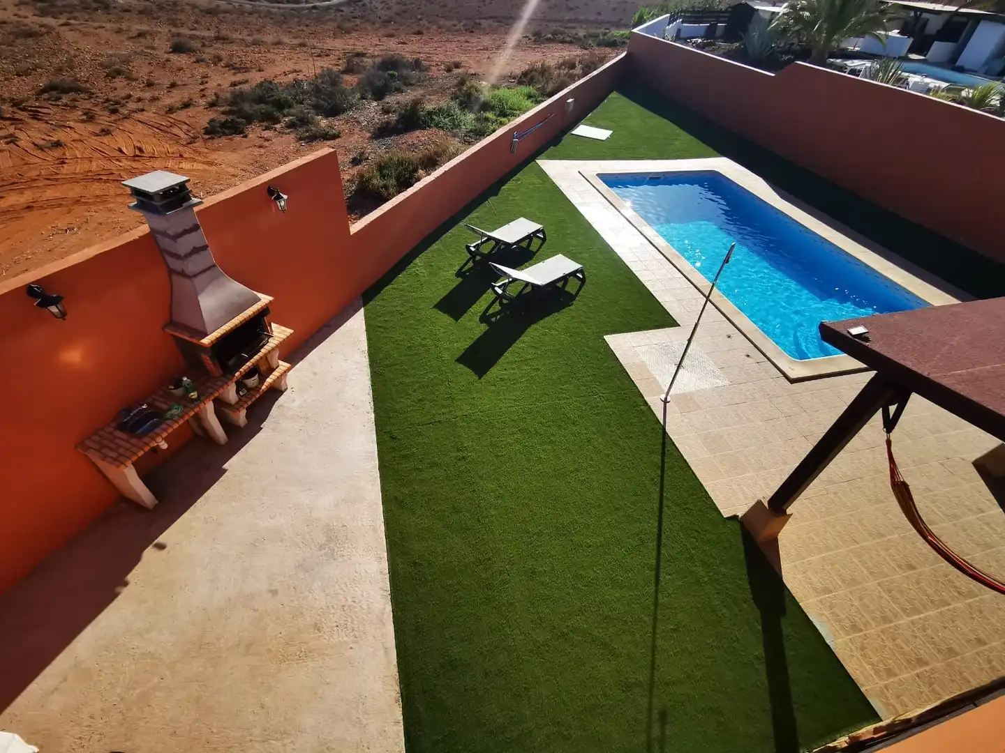 Piscina de Casa o xalet en venda en Antigua amb Jardí privat, Terrassa i Piscina