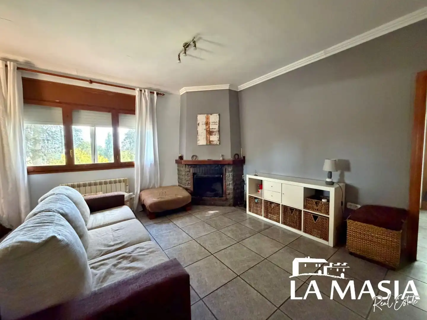 Sala d'estar de Casa o xalet en venda en Olivella amb Calefacció, Jardí privat i Terrassa